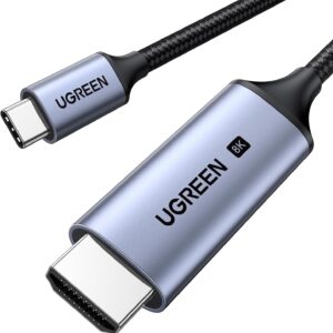 Ugreen USB-C to HDMI 2.1 Cable (2m) - 8K@60Hz Output