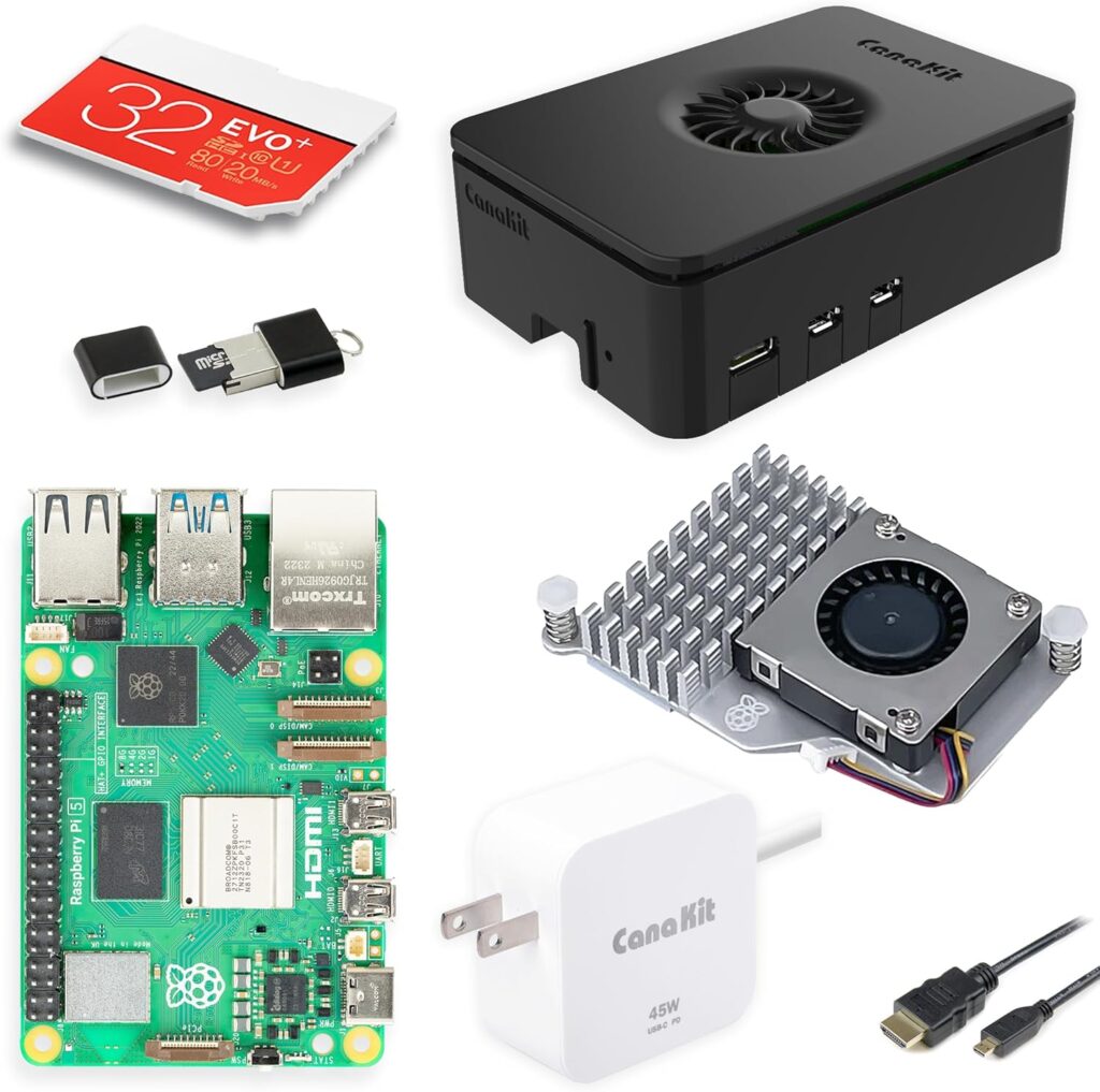 Raspberry Pi 5 Ultimate Starter Kit - Everything You Need in One Box