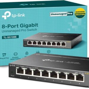 TP-Link TL-SG108E - 8-Port Gigabit Easy Smart Managed Switch