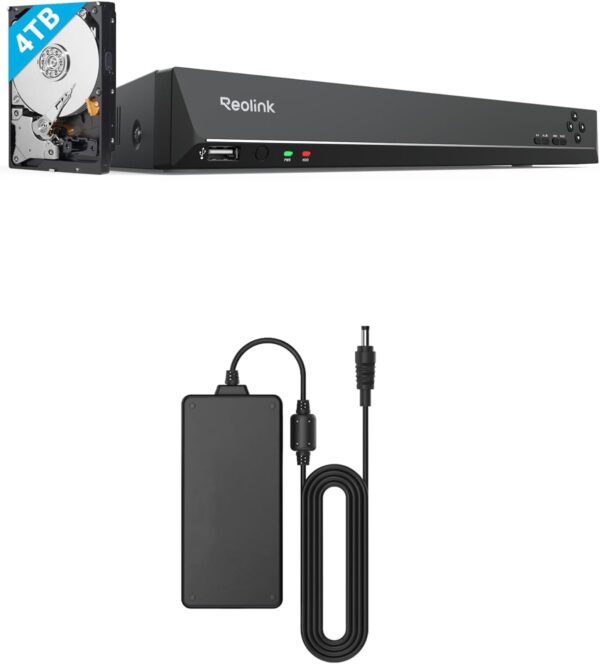 Reolink 16-Channel PoE NVR (RLN16-410) - 4K Network Video Recorder