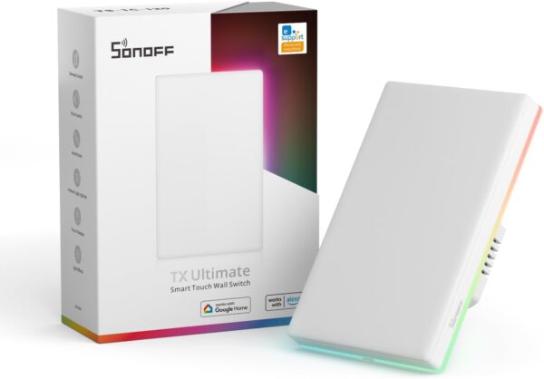 Sonoff TX Ultimate (T5) Smart Wall Switch - Interactive Elegance with RGB