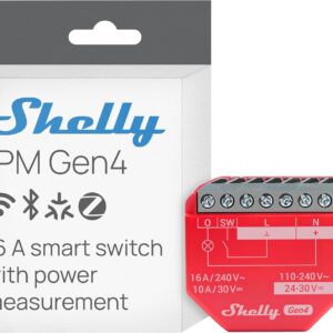 Shelly Plus 1PM - Smart Wi-Fi Relay with Power Monitoring