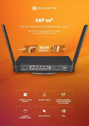 MikroTik hAP ax3