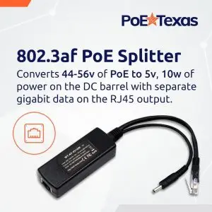 PoE Texas PoE Splitter 5V 2.4A