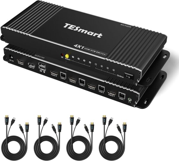 TESmart HKS0401A1U 4-Port HDMI KVM